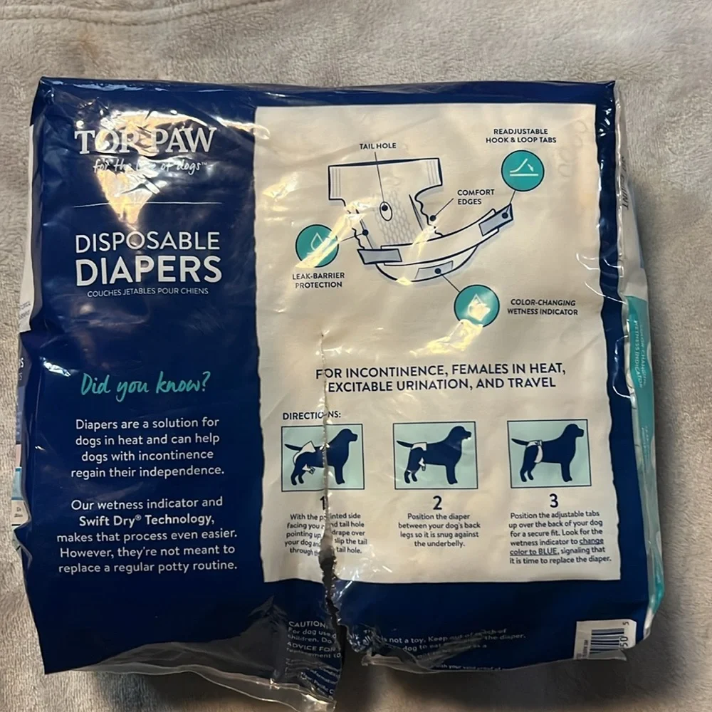 Top Paw Dog diapers